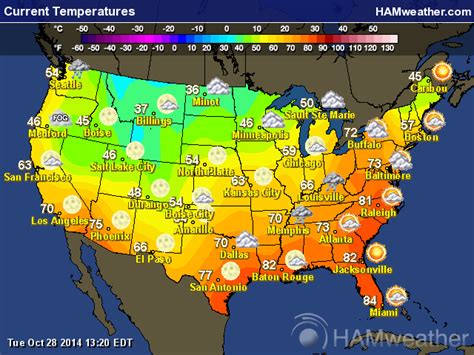 United states of america weather forecast - Mild temperatures surge northward in April across the contiguous United States as we move deeper into spring. Average highs in the 50s return for most of the northern tier, with 40s in northern Maine.